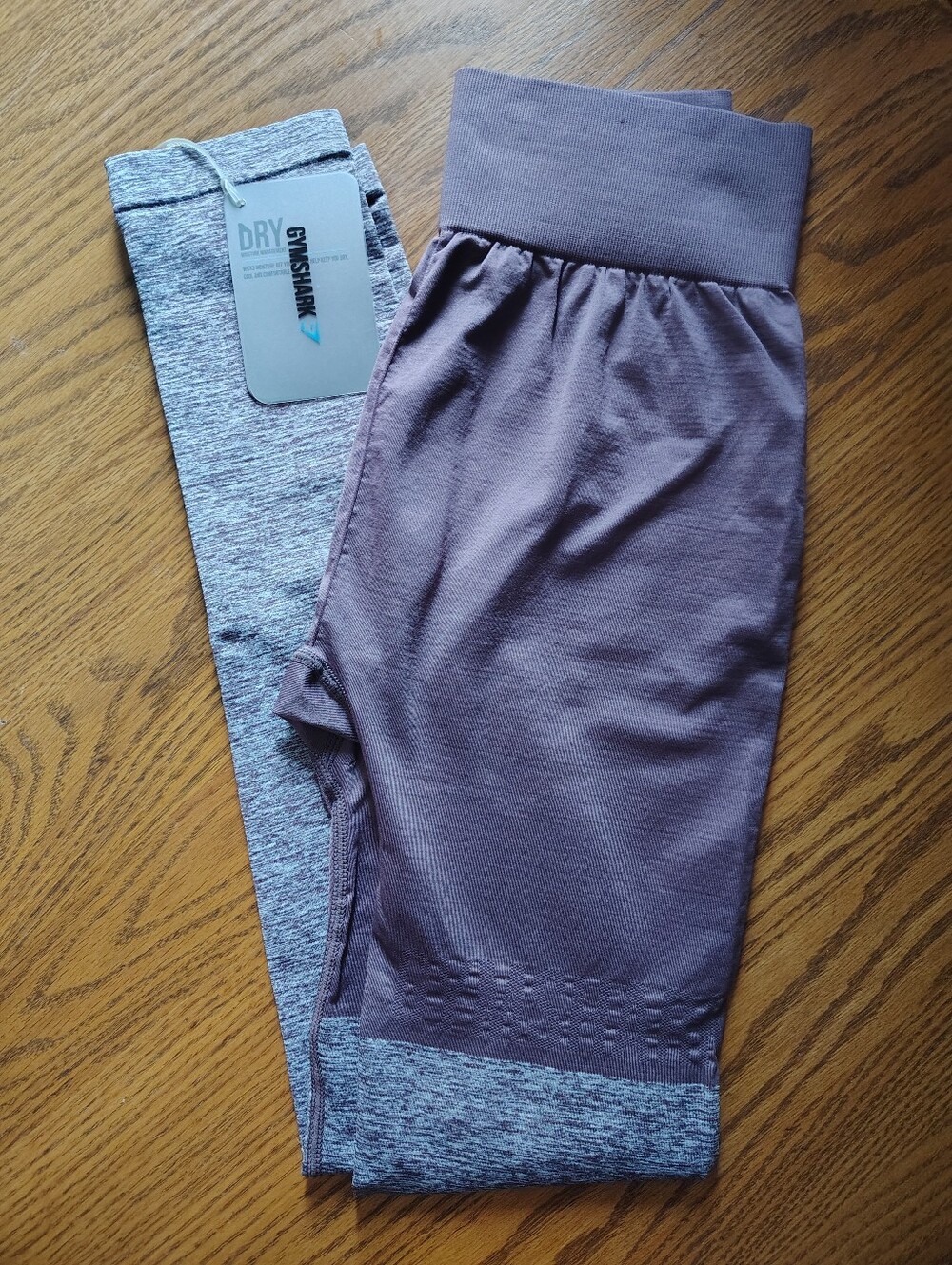 *NEW* Gymshark Two Tone Mauve Seamless Active Leggings